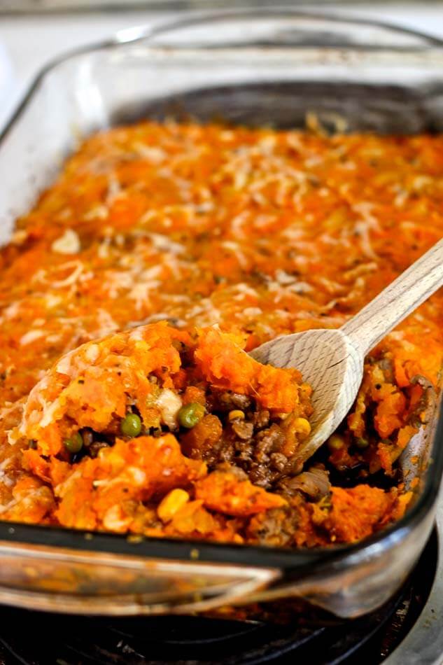 Healthy Shepherd's Pie with Carrot & Rutabaga Mash