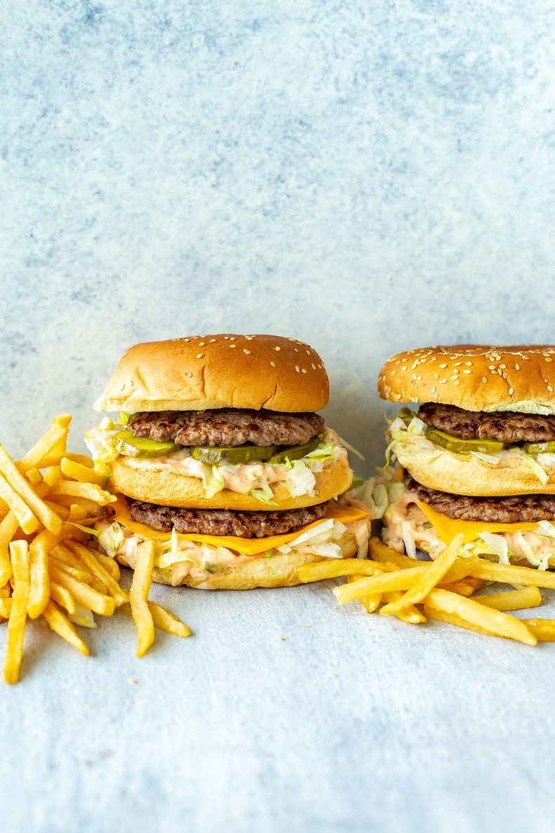 Receta casera de Big Mac.