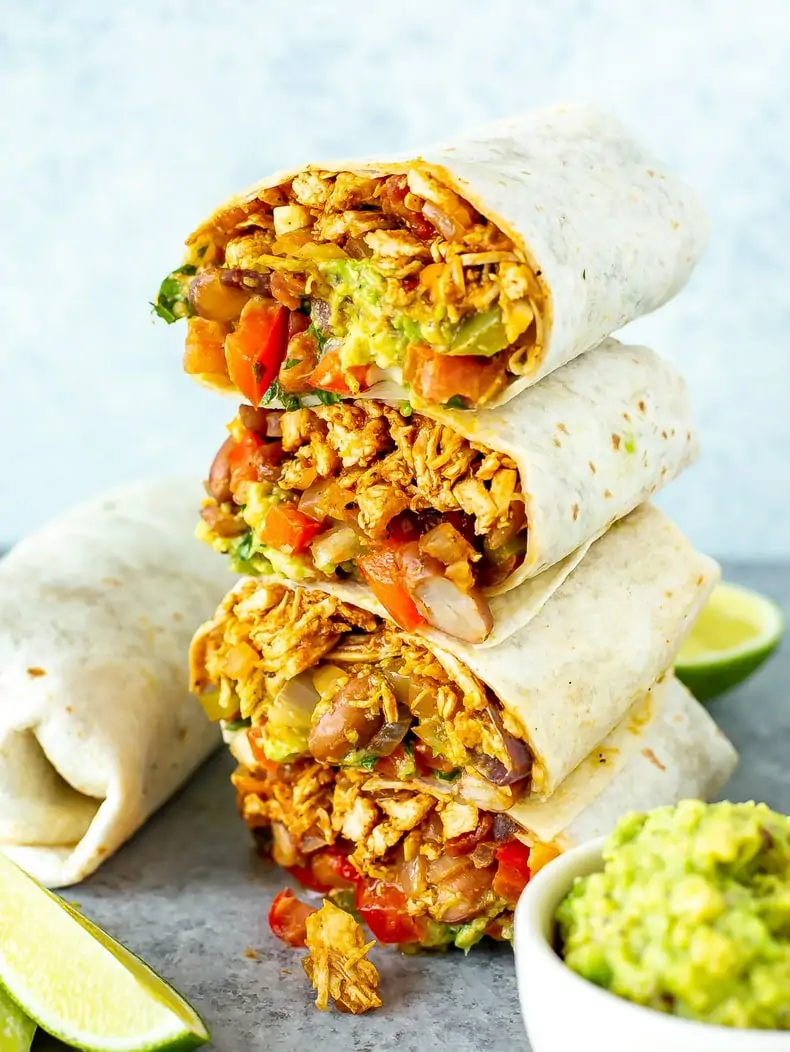 Chicken And Rice Burrito