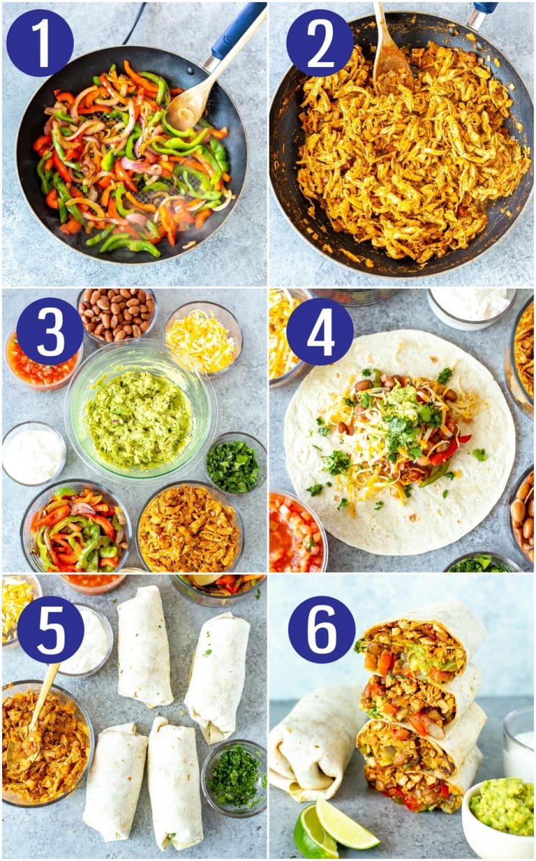 Pulled Chicken Burrito Recipe The Girl on Bloor