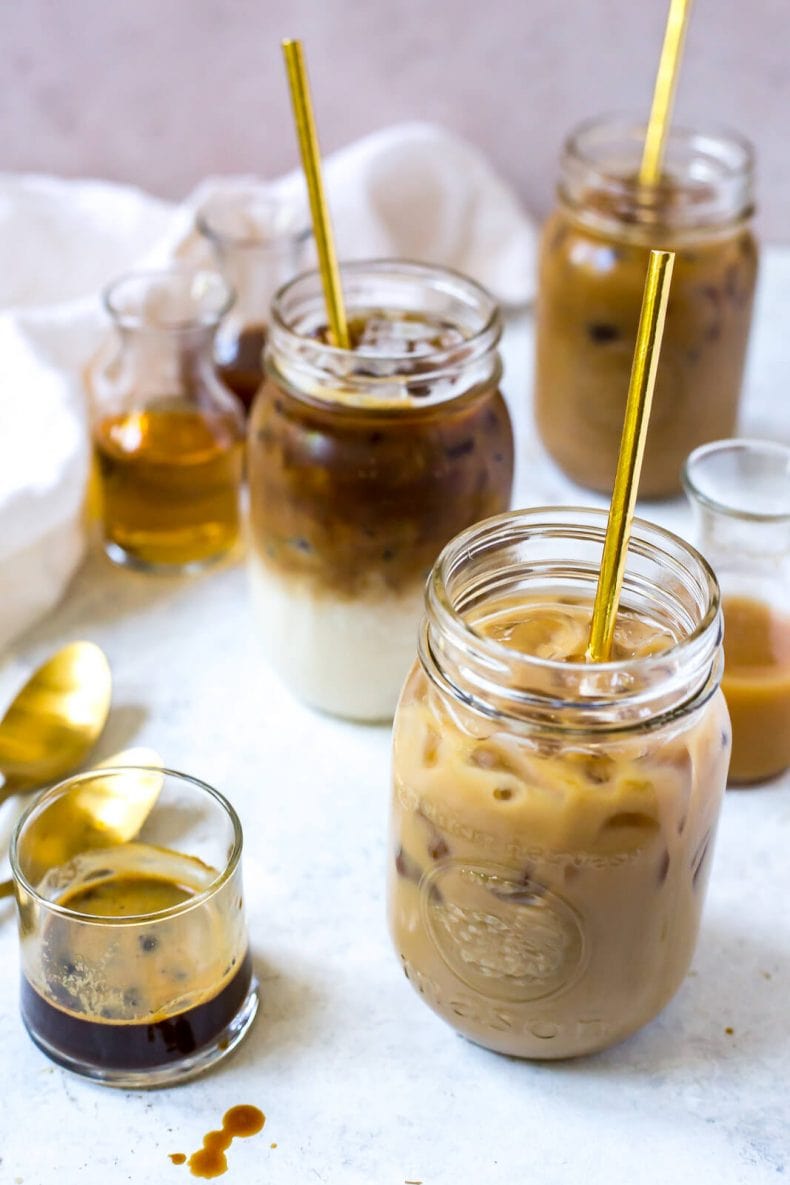 3 Iced Coffee Recipes: Caramel, Vanilla