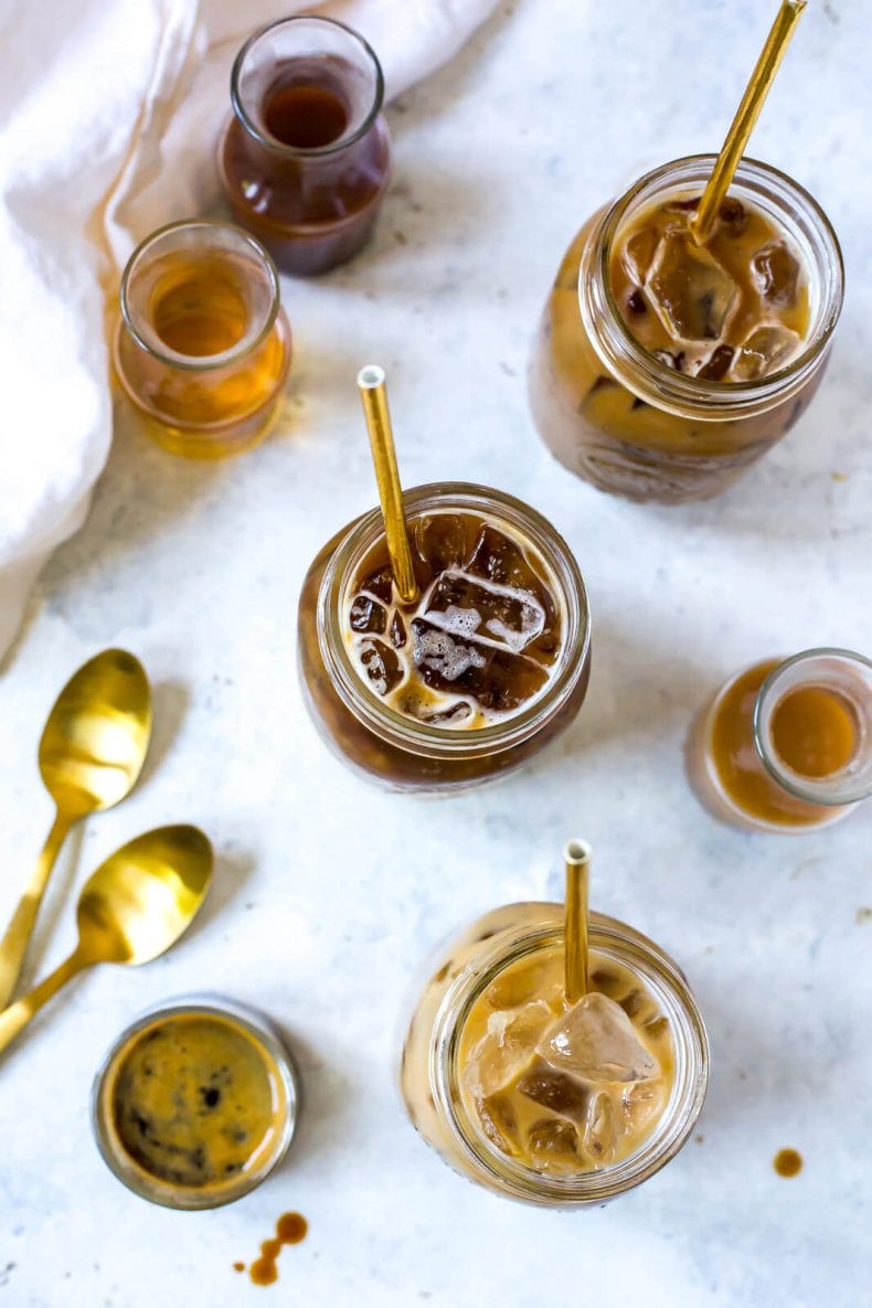 The Best Iced Coffee Recipes {Caramel, Vanilla & Mocha} - The Girl