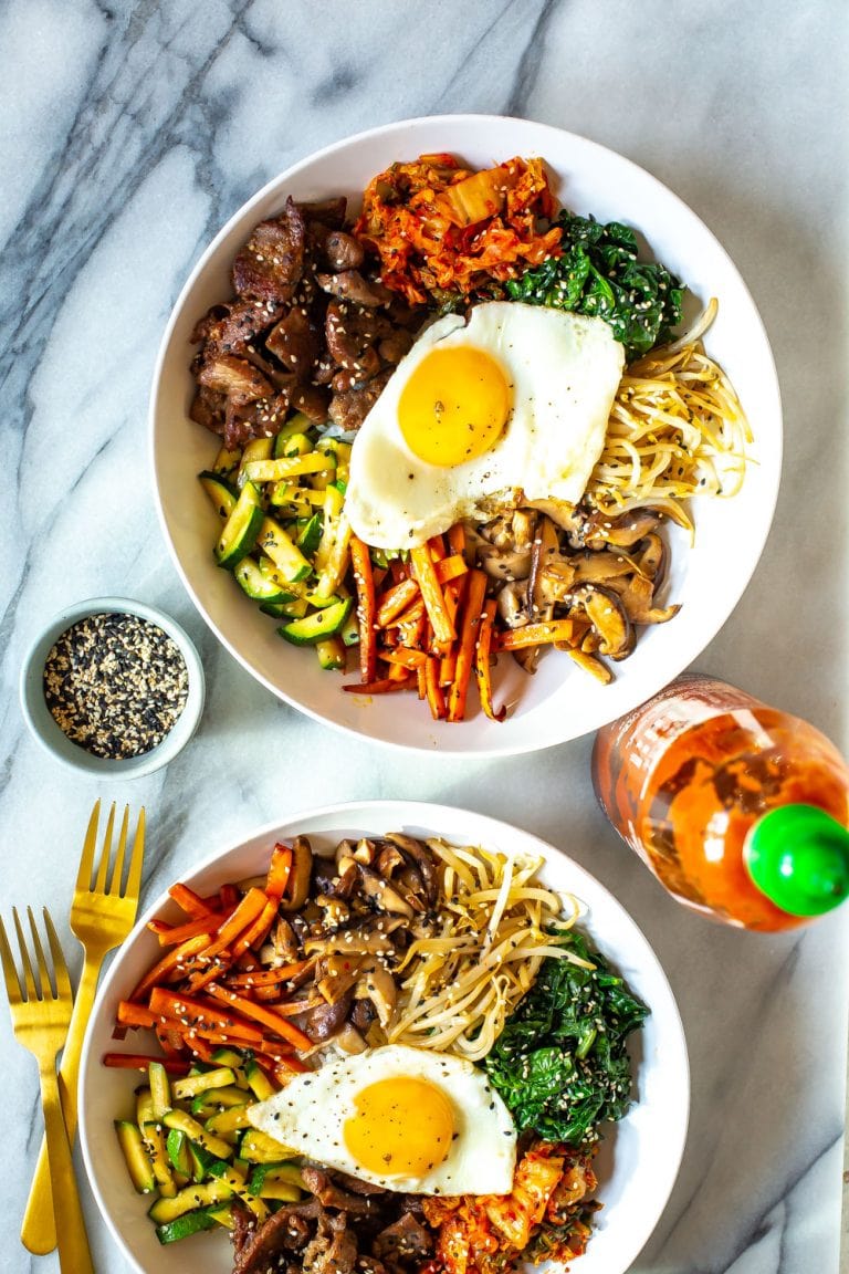 30 Minute Korean Bibimbap Recipe The Girl on Bloor