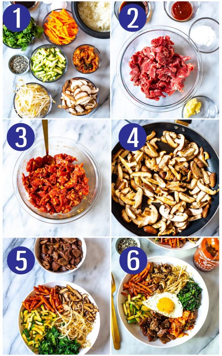 30 Minute Korean Bibimbap Recipe The Girl on Bloor