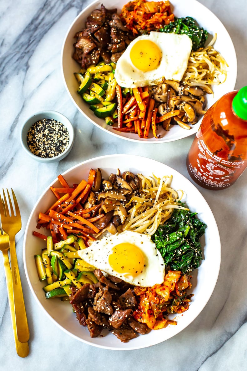 Bibimbap Inspired Beef Stir Fry