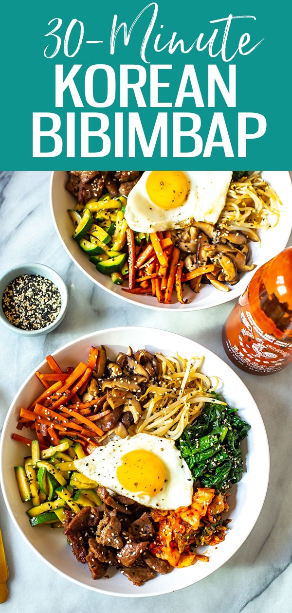 30 Minute Korean Bibimbap Recipe The Girl on Bloor
