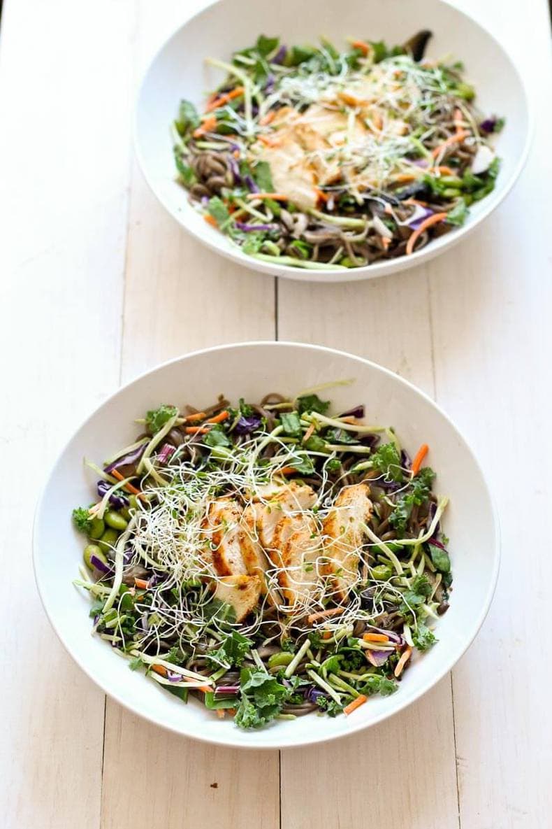 Soba Noodle Broth Bowls