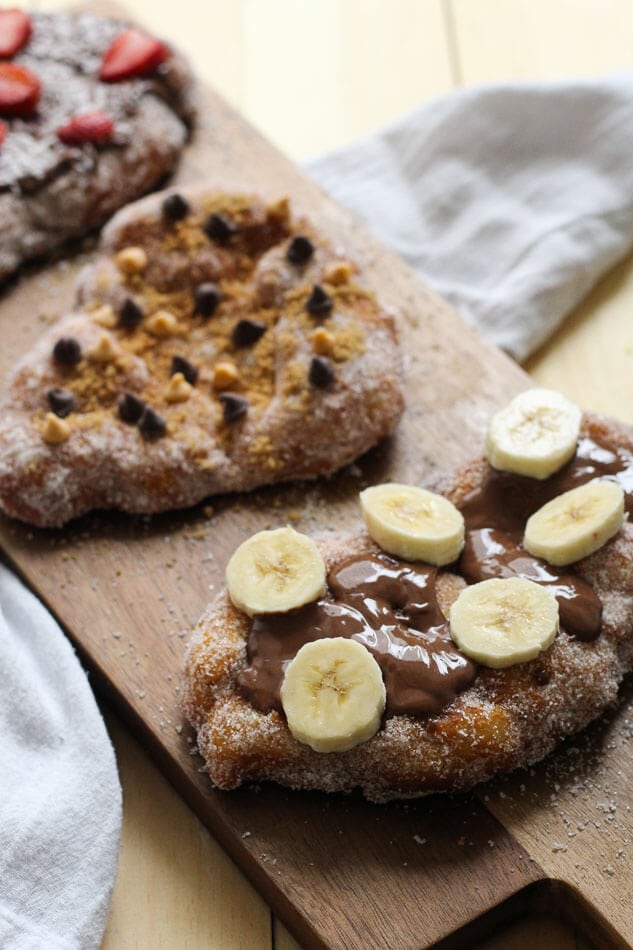 Homemade Beaver Tails with Pizza Dough