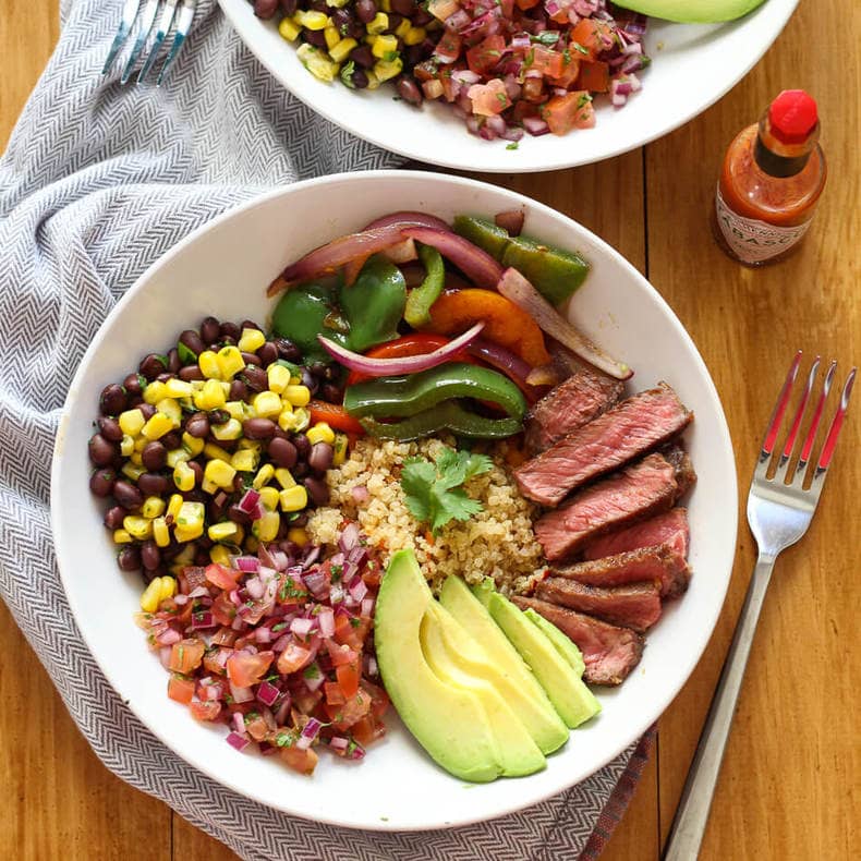 Steak-and-Quinoa-Burrito-Bowl