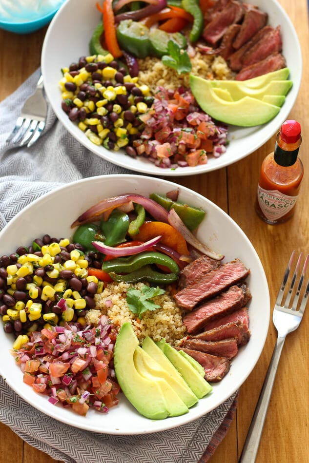 Steak Burrito Meal Prep Bowls