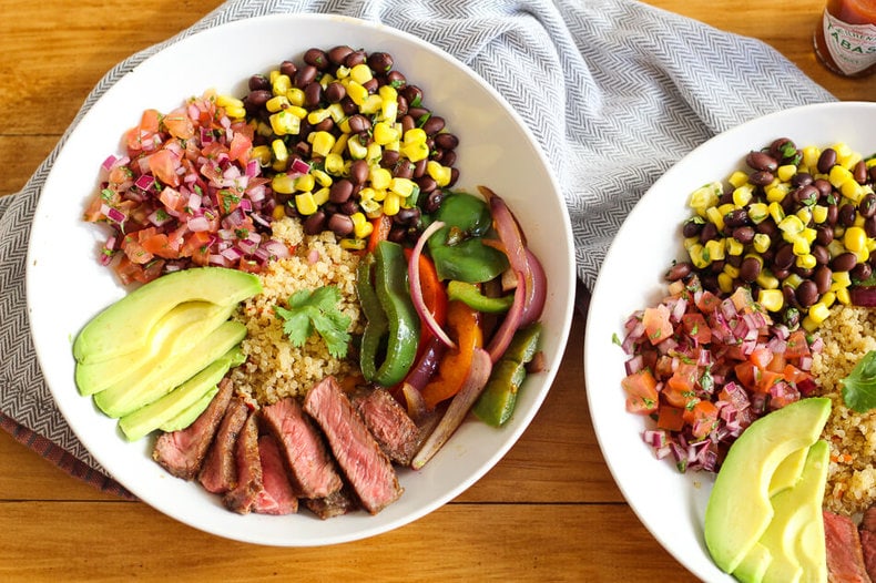 Steak-and-Quinoa-Burrito-Bowl