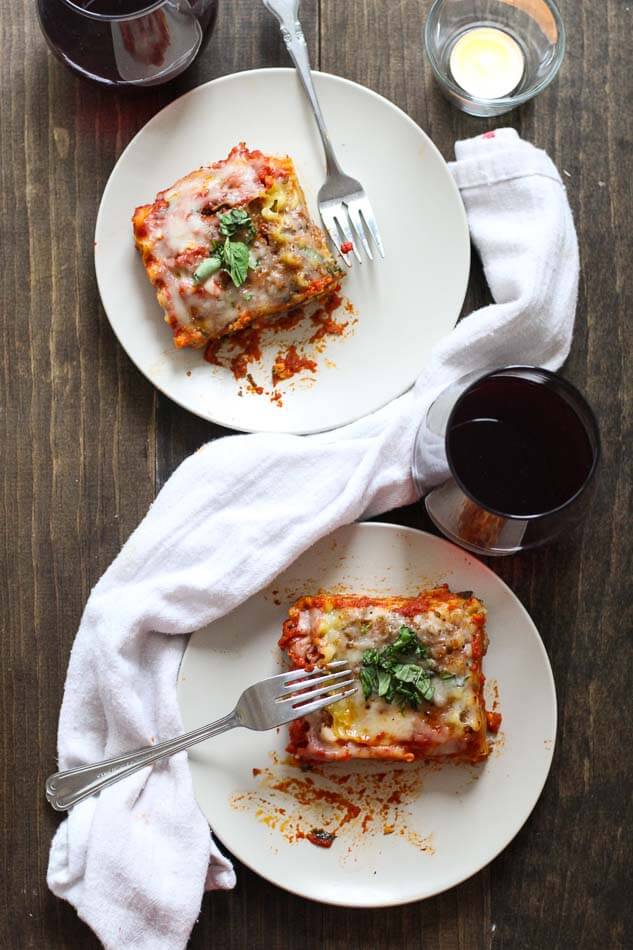 Easy Homemade Lasagna with 3 Sauces