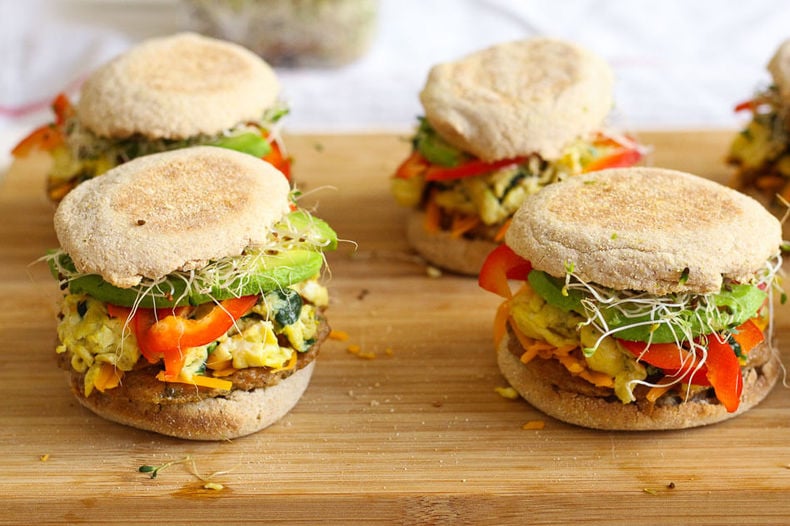 Freezerfriendly, Turkey Sausage Breakfast Sandwiches4 (1 of 1) The