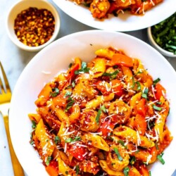 One Pot Spicy Penne Arrabiata