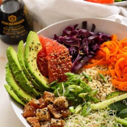 Easy Tuna Steak Poke Bowl