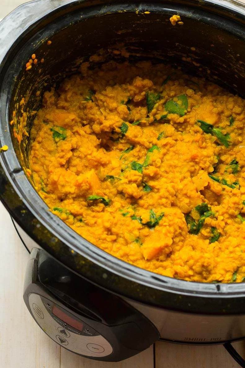 Slow Cooker Butternut Squash Dal - The Girl on Bloor