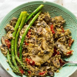 One Pan Creamy Chicken with Quinoa