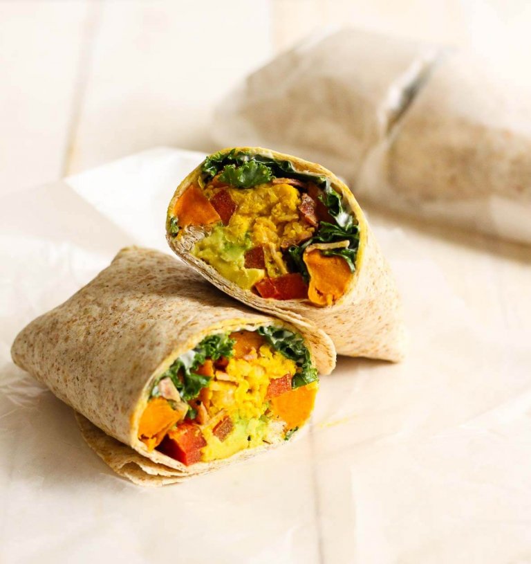 Chickpea, Sweet Potato & Avocado Freezer Wraps The Girl on Bloor