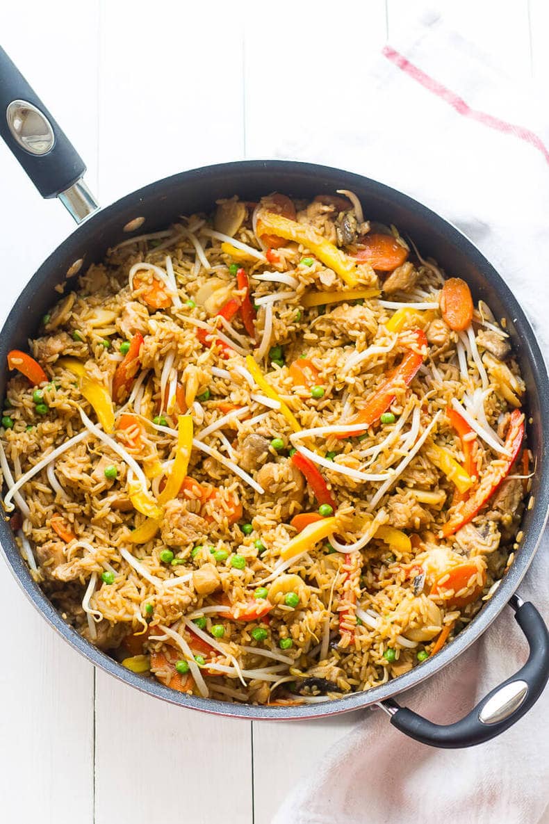 One Pot Chicken Teriyaki Bowls