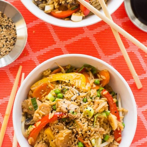 One Pot Chicken Teriyaki Bowls