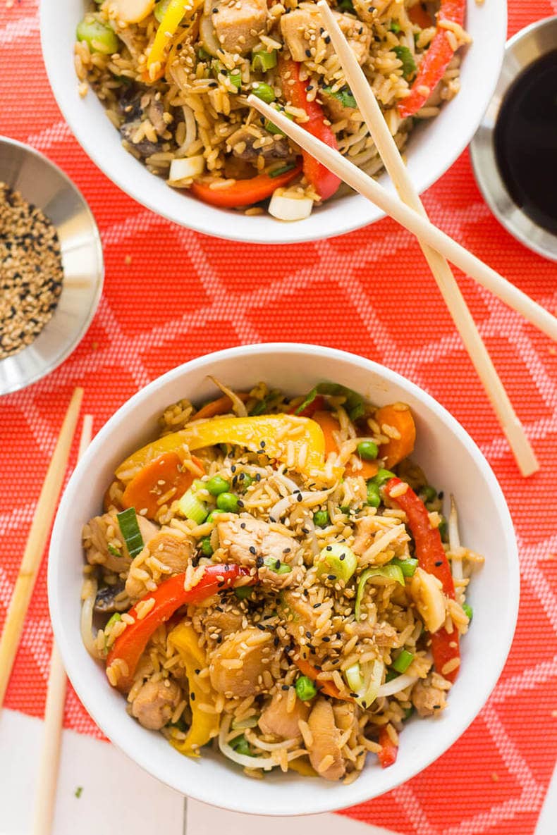 One Pot Chicken Teriyaki Bowls