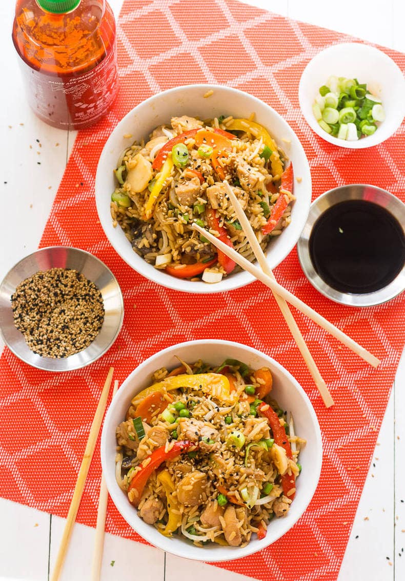 One Pot Chicken Teriyaki Bowls