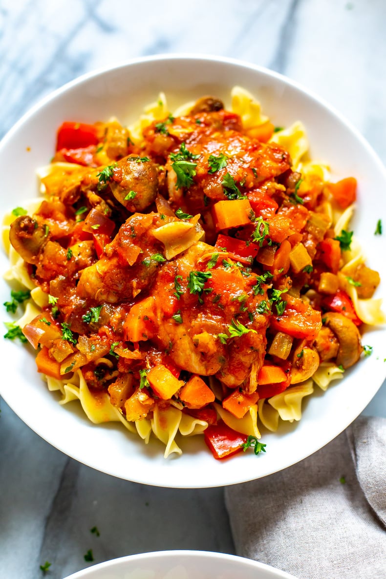 Slow Cooker Chicken Cacciatore