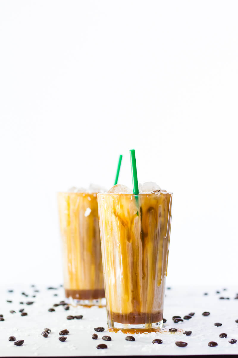 Iced Coconut Milk Caramel Macchiatos1 The Girl on Bloor