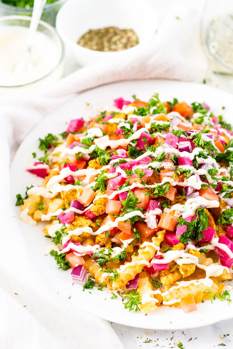 Loaded Chicken Shawarma Fries