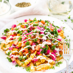 Loaded Chicken Shawarma Fries