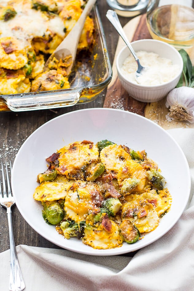 Butternut Squash Ravioli Bake