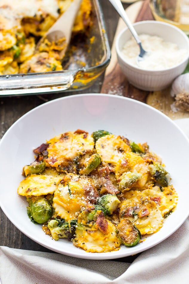 Butternut Squash Ravioli Bake