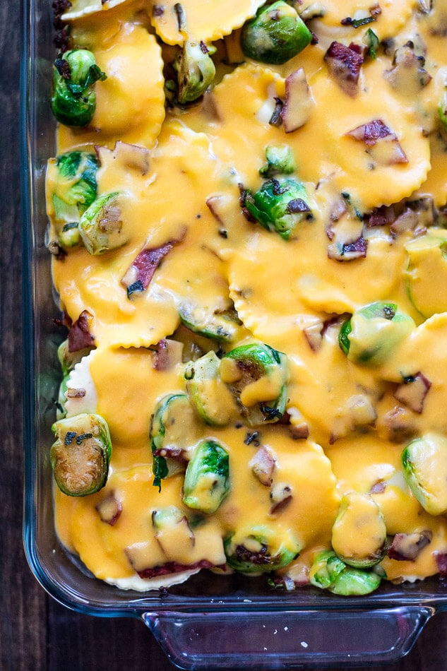 Butternut Squash Ravioli Bake