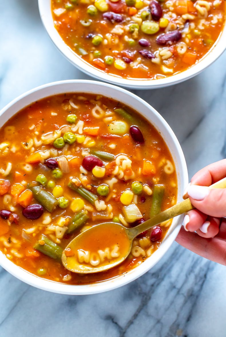 Homemade Alphabet Vegetable Soup The Girl On Bloor