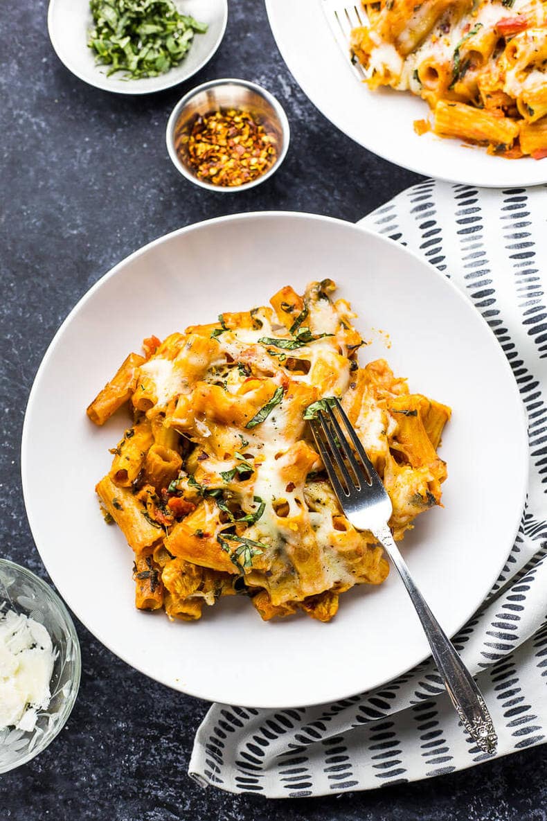 Penne alla Vodka Pasta Bake