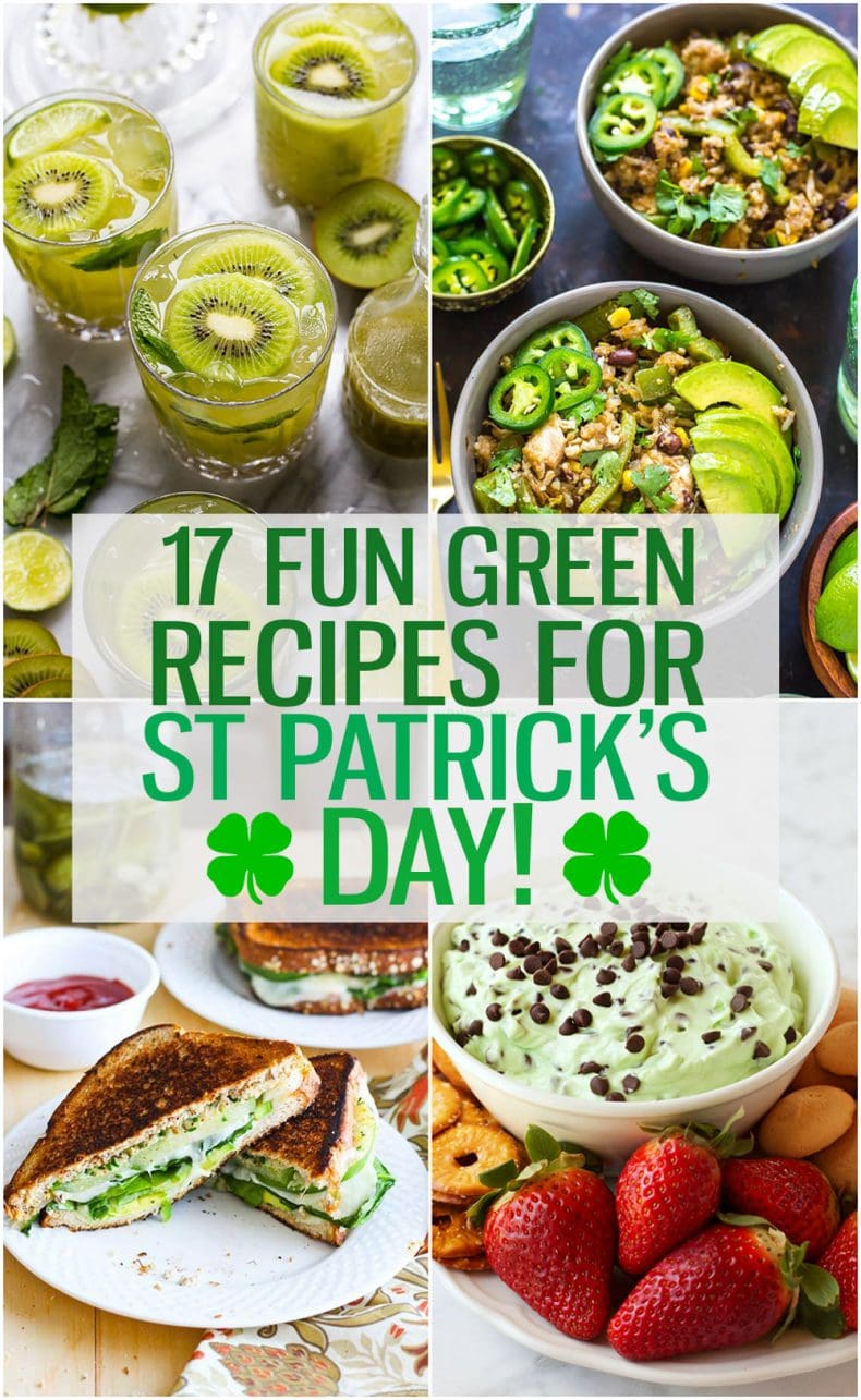 With St. Patrick’s Day coming up, I’m bringing you 17 fun, green treats and delicious dinners to celebrate everyone's favourite Irish holiday! #StPatricksDay #StPaddysDay #GreenRecipes