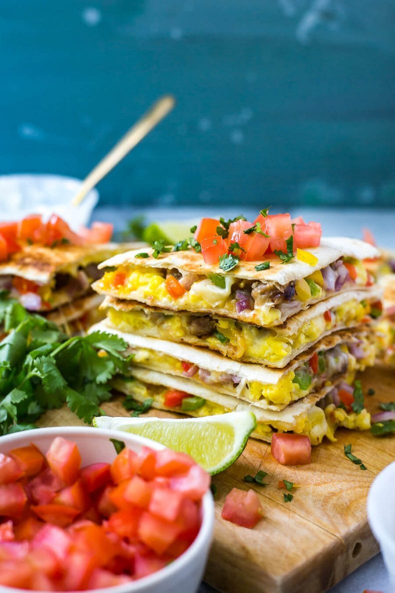FreezerFriendly Tex Mex Breakfast Quesadillas The Girl on Bloor