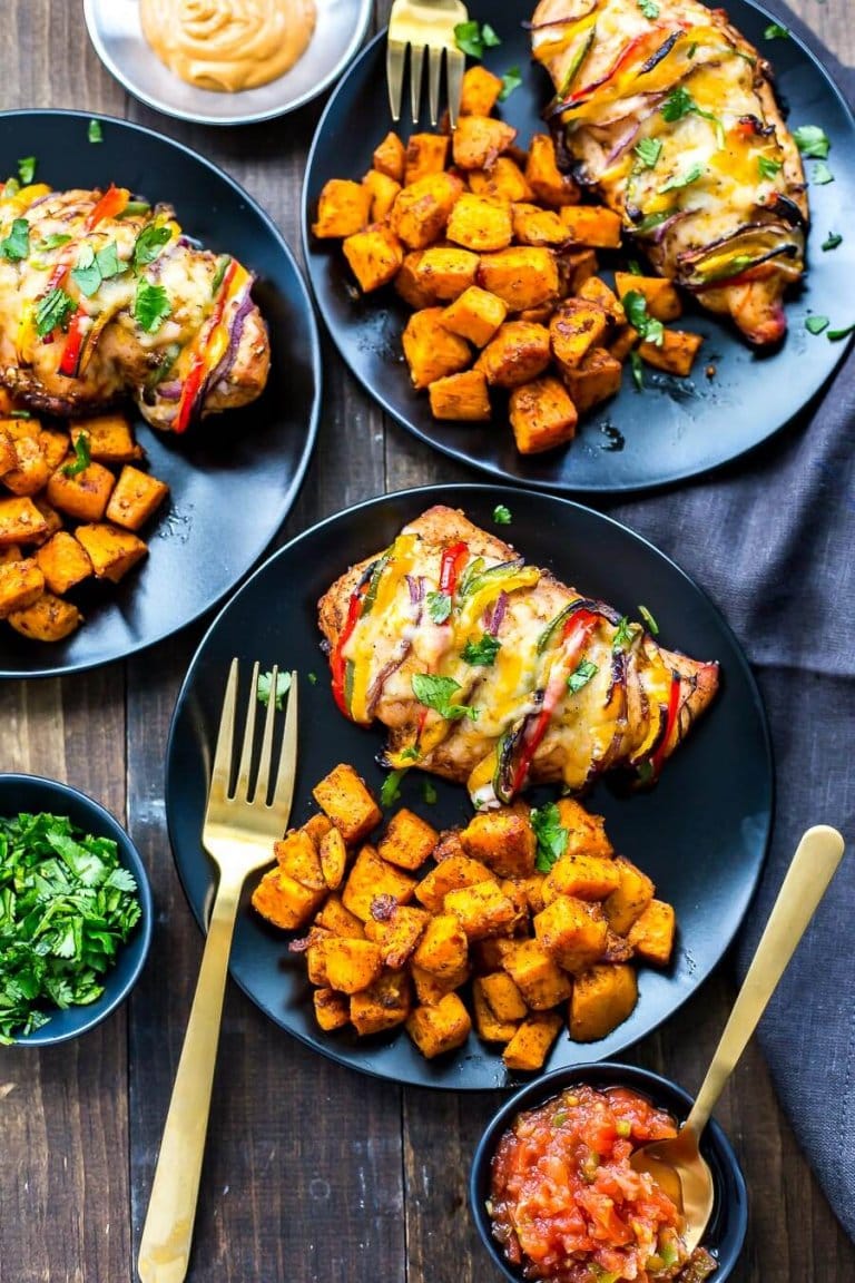 Grilled Hasselback Fajita Stuffed Chicken The Girl on Bloor