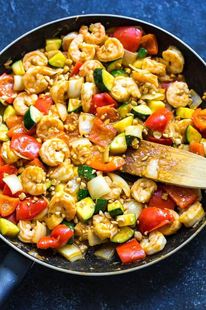 30-Minute Kung Pao Shrimp