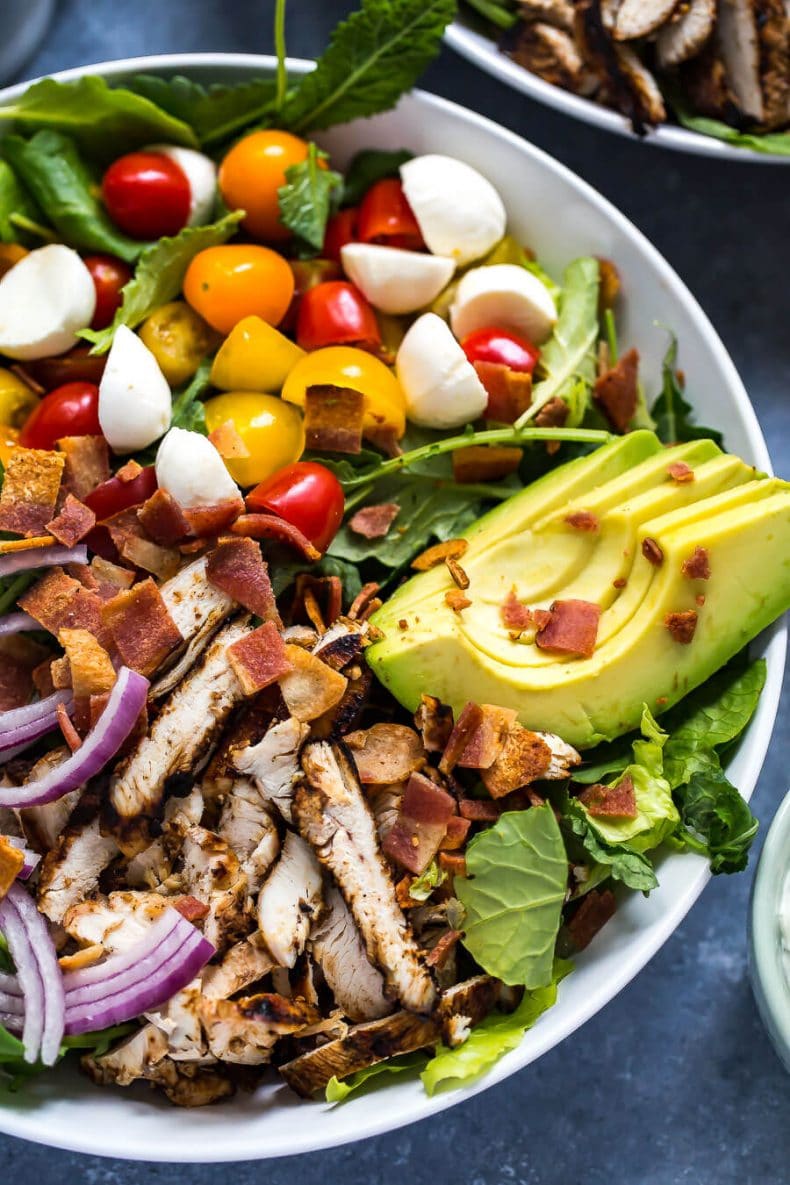 Grilled Chicken, Avocado & Ranch BLT Salad