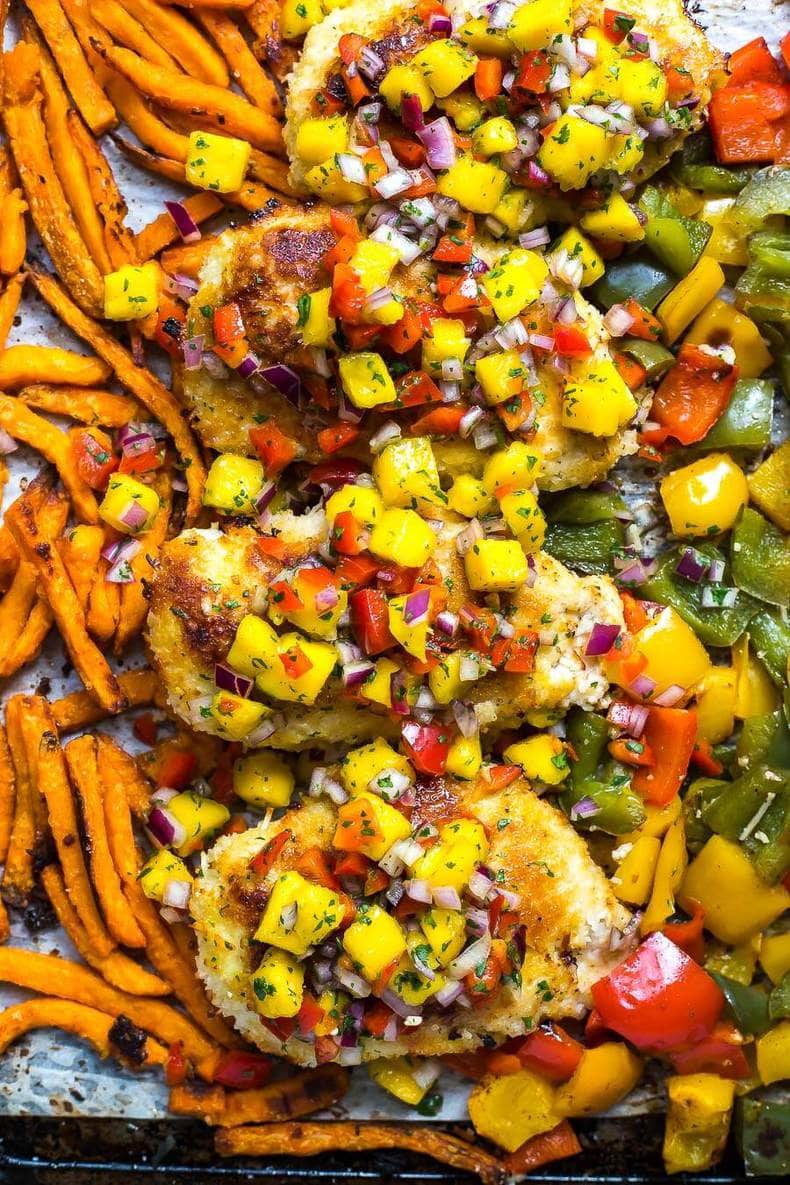 Sheet Pan Coconut Crusted Chicken7 The Girl on Bloor