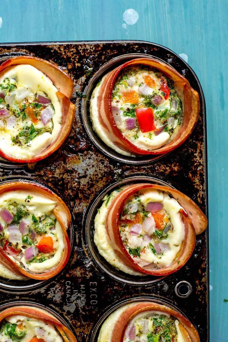 Grab & Go Turkey Bacon Egg White Cups