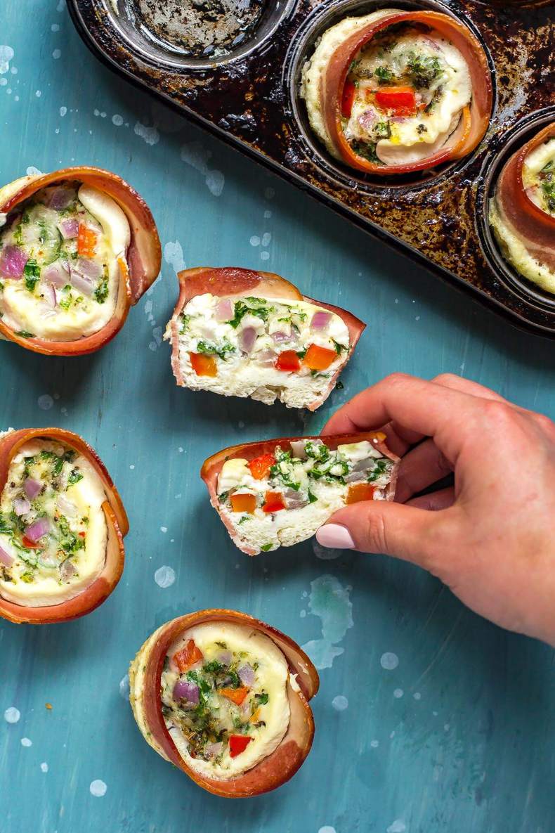 Grab & Go Turkey Bacon Egg White Cups