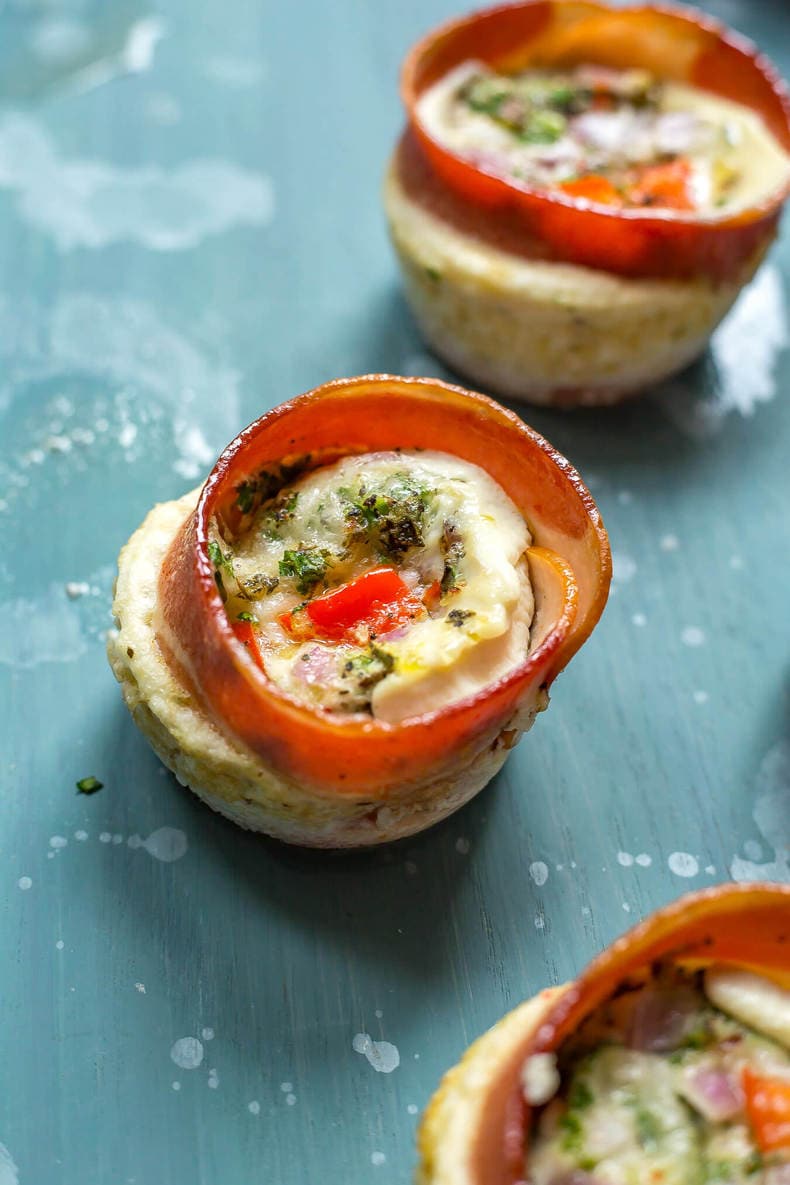 Grab & Go Turkey Bacon Egg White Cups