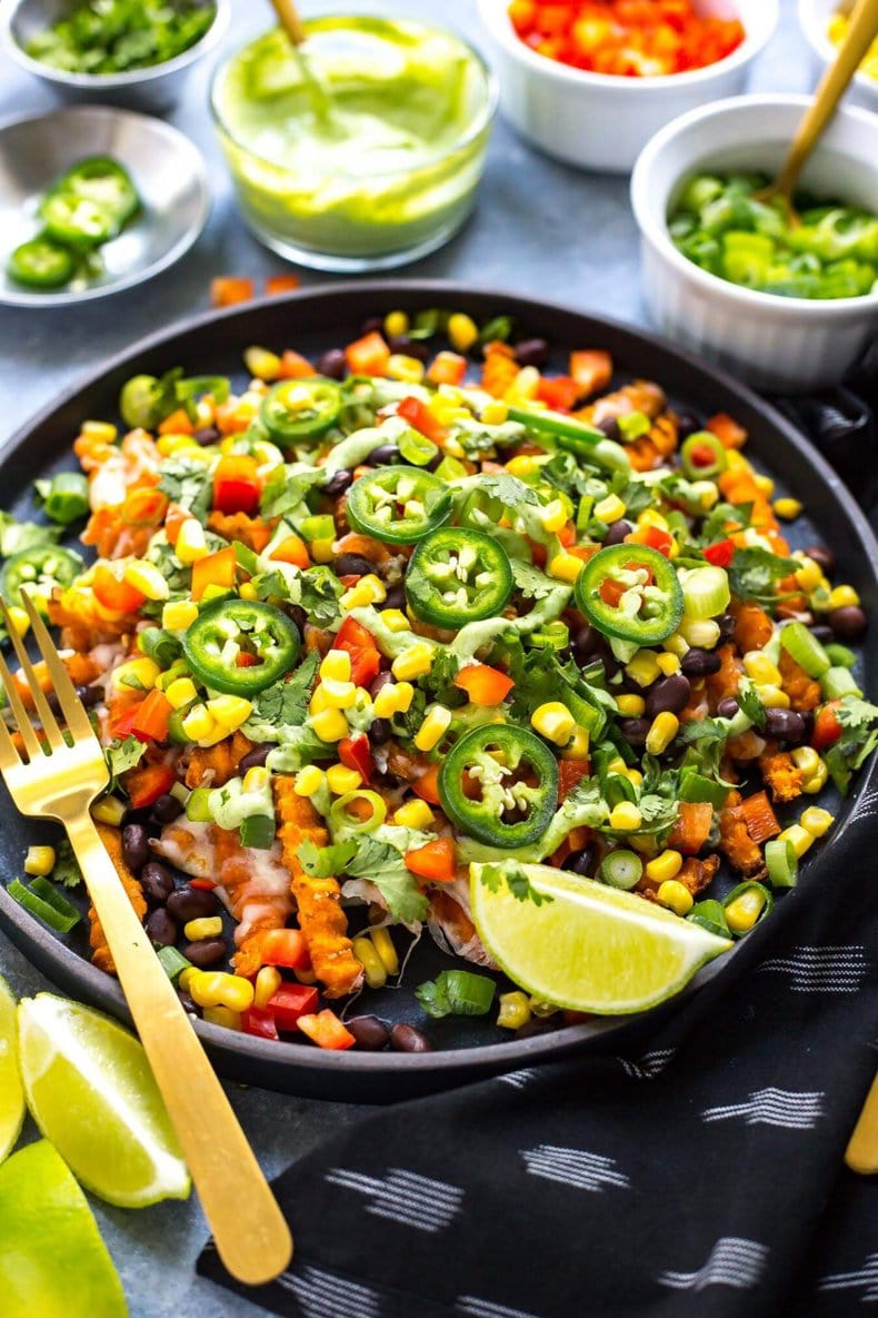 Easy Loaded Tex Mex Sweet Potato Fries