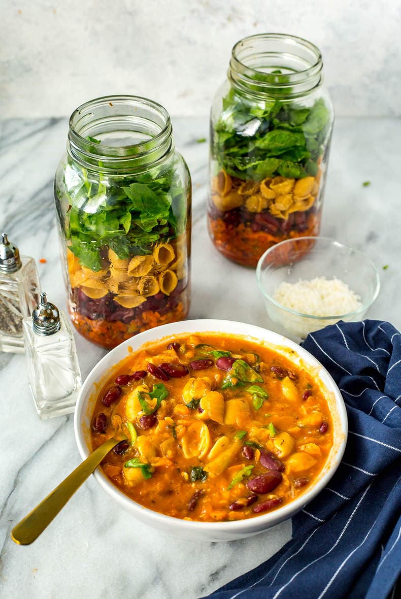 Grab & Go Vegetarian Minestrone Soup Jars The Girl on Bloor