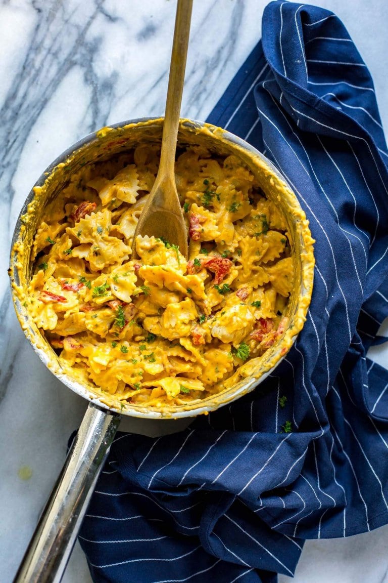 Healthy One Pot Pumpkin Alfredo The Girl on Bloor