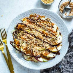 Samoa Caramel Apple Nachos