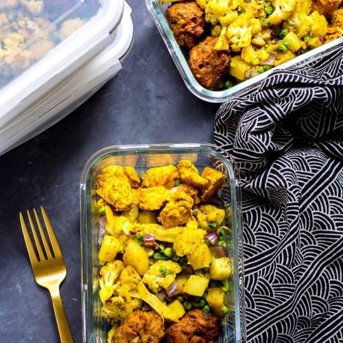 Chicken Tandoori Meal Prep Bowls