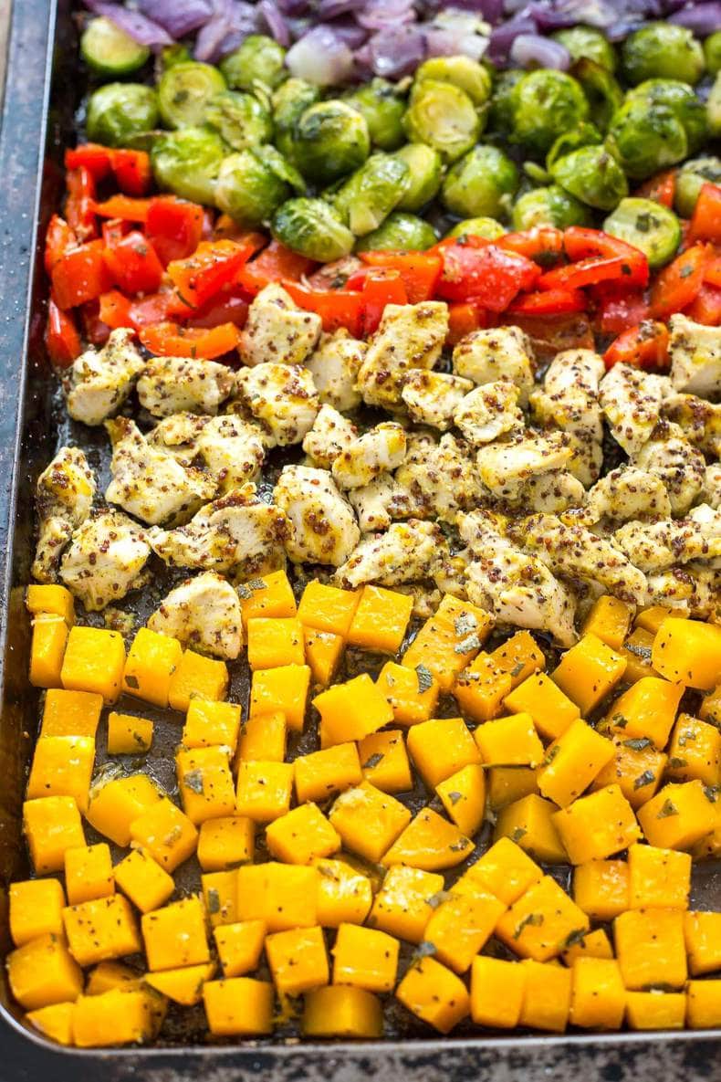 Meal Prep Chicken & Butternut Squash Harvest Bowls The Girl on Bloor